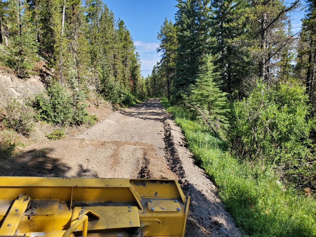 Lease road before Reclamation #5